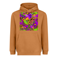 Meerkat Mardi Gras and jester hat seamless pattern Heavyweight Hoodie - HowdyJamesFarm
