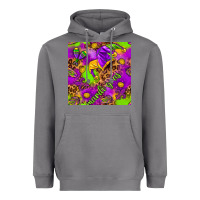Storm Mardi Gras and jester hat seamless pattern Heavyweight Hoodie - HowdyJamesFarm