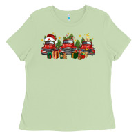 Matcha christmas trucks Ladies Tee - FaDigitalArtStudio