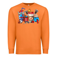 Carrot Lacrosse coffee cups Premium Sweatshirt - HowdyJamesFarm