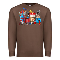 Chestnut Lacrosse coffee cups Premium Sweatshirt - HowdyJamesFarm