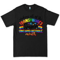 Black wishing all of the transphobes uncomfortable month Premium Tee - Artiststas