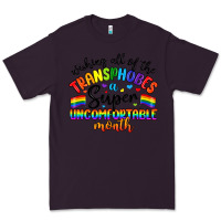 Plum wishing all of the transphobes uncomfortable month Premium Tee - Artiststas