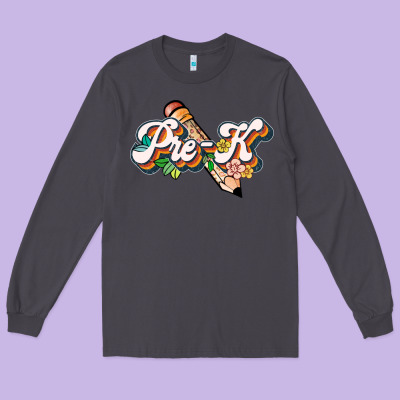 Pre K Long Sleeve Tee Designed By Jahusdesignshop