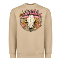 Mushroom bullskull mama Heavyweight Sweatshirt - NancyCooperArtShop