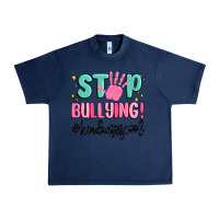 Navy stop bullying kindness is cool Urban Heavy Tee - MaliasSmallBusiness