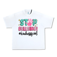 White stop bullying kindness is cool Urban Heavy Tee - MaliasSmallBusiness