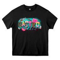 Black gastro crew Heavy Core Tee - AdoDesignShop