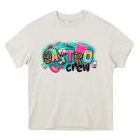 Cream gastro crew Heavy Core Tee - AdoDesignShop