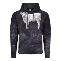 Cloud Black charolais calf Vintage Hoodie - LillyAllenDesigns