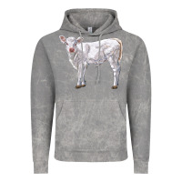 Cloud Rock charolais calf Vintage Hoodie - LillyAllenDesigns