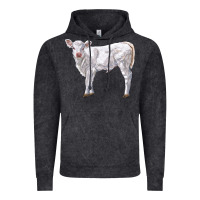 Vintage Black charolais calf Vintage Hoodie - LillyAllenDesigns