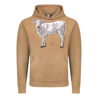 Vintage Camel charolais calf Vintage Hoodie - LillyAllenDesigns
