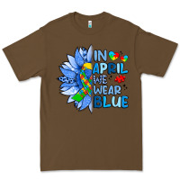 Cacao in april we wear blue sunflower Premium Tee - Artiststas