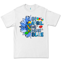 White in april we wear blue sunflower Premium Tee - Artiststas