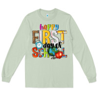 Matcha happy first day of school Long Sleeve Tee - NancyCooperArtShop