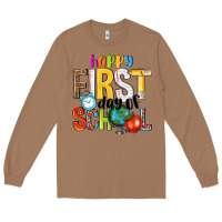 Toasted Coconut happy first day of school Long Sleeve Tee - NancyCooperArtShop