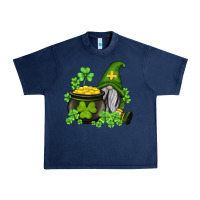 Navy st patricks gnome and pot of gold Urban Heavy Tee - AdoDesignShop