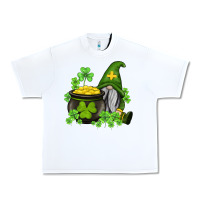 White st patricks gnome and pot of gold Urban Heavy Tee - AdoDesignShop
