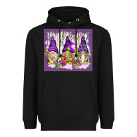 Black Mardi Gras carnival with gnomies tumbler Heavyweight Hoodie - HowdyJamesFarm