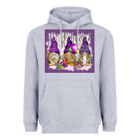 Heather Grey Mardi Gras carnival with gnomies tumbler Heavyweight Hoodie - HowdyJamesFarm