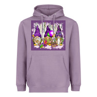 Lavender Mardi Gras carnival with gnomies tumbler Heavyweight Hoodie - HowdyJamesFarm