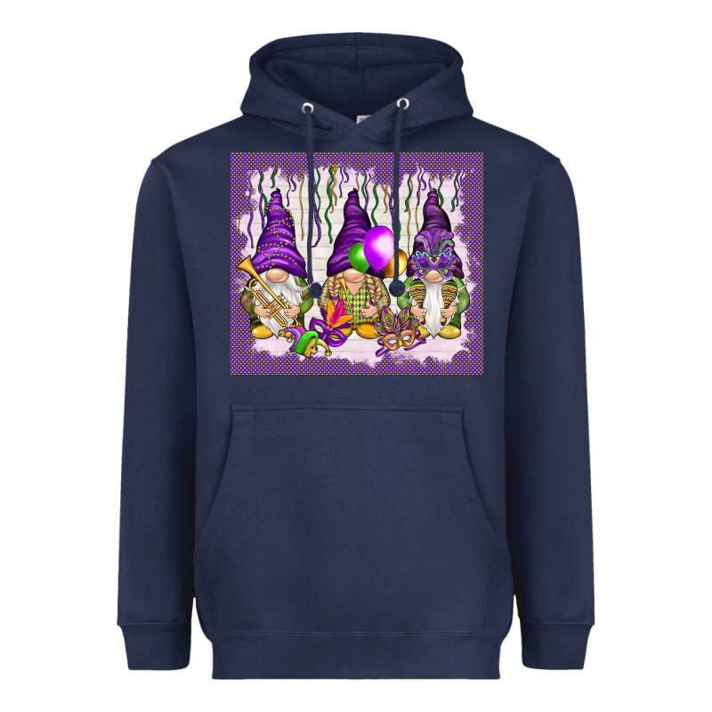 Mardi Gras Carnival With Gnomies Tumbler Heavyweight Hoodie by HowdyJamesFarm | Teevron