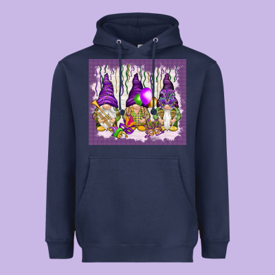 Mardi Gras Carnival With Gnomies Tumbler Heavyweight Hoodie Designed By Howdyjamesfarm