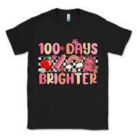Black 100 days brighter Classic Tee - MaliasSmallBusiness