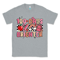 Heather Grey 100 days brighter Classic Tee - MaliasSmallBusiness