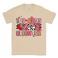 Mushroom 100 days brighter Classic Tee - MaliasSmallBusiness