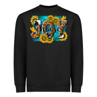 Black choose joy Heavyweight Sweatshirt - NancyCooperArtShop