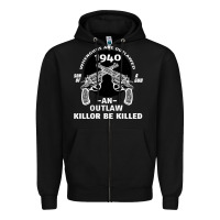 Black Guns - When guns are outlawed I'll be outlaw Zipper Hoodie - Bettercallsaul