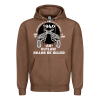 Chestnut Guns - When guns are outlawed I'll be outlaw Zipper Hoodie - Bettercallsaul