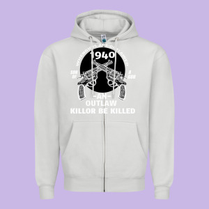 Guns - When Guns Are Outlawed I'll Be Outlaw Zipper Hoodie Designed By Bettercallsaul