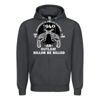 Smoke Guns - When guns are outlawed I'll be outlaw Zipper Hoodie - Bettercallsaul