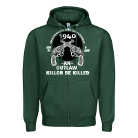 Sports Green Guns - When guns are outlawed I'll be outlaw Zipper Hoodie - Bettercallsaul