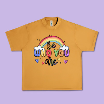Be Who You Are Urban Heavy Tee Designed By Maliassmallbusiness