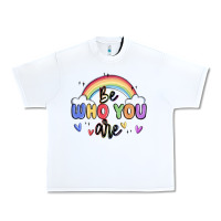 White be who you are Urban Heavy Tee - MaliasSmallBusiness