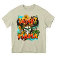 Mossy desert mama   leopard Heavy Core Tee - AdoDesignShop