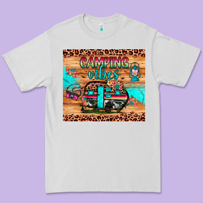 Camping Vibes Premium Tee Designed By Jahusdesignshop