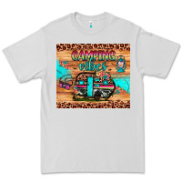 Dove Grey camping vibes Premium Tee - JahusDesignShop