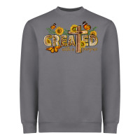 Storm created with a purpose with sunflower and butterfl Heavyweight Sweatshirt - NancyCooperArtShop
