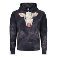 Cloud Black charolais calf face Vintage Hoodie - LillyAllenDesigns