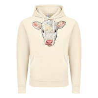 Vintage Artic charolais calf face Vintage Hoodie - LillyAllenDesigns