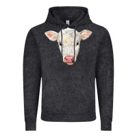Charolais Calf Face Vintage Hoodie | Teevron