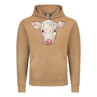 Vintage Camel charolais calf face Vintage Hoodie - LillyAllenDesigns