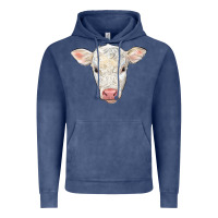Vintage Denim charolais calf face Vintage Hoodie - LillyAllenDesigns
