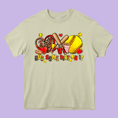 Rub Some Dirt On It Heavy Core Tee Designed By Adodesignshop
