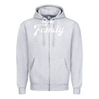 Heather Grey We Are Family (Family / Father / Mother / Children) Zipper Hoodie - Bettercallsaul